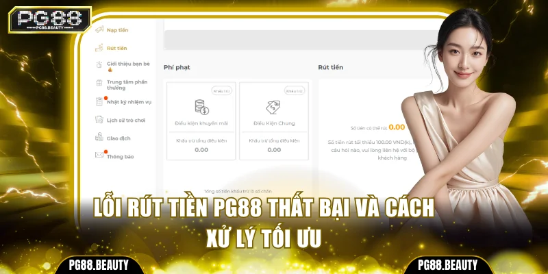 Lỗi rút tiền PG88 thất bại và cách xử lý