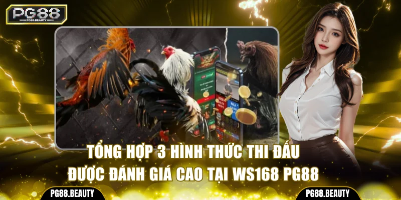 Tổng hợp 3 hình thức thi đấu được đánh giá cao tại Ws168 PG88